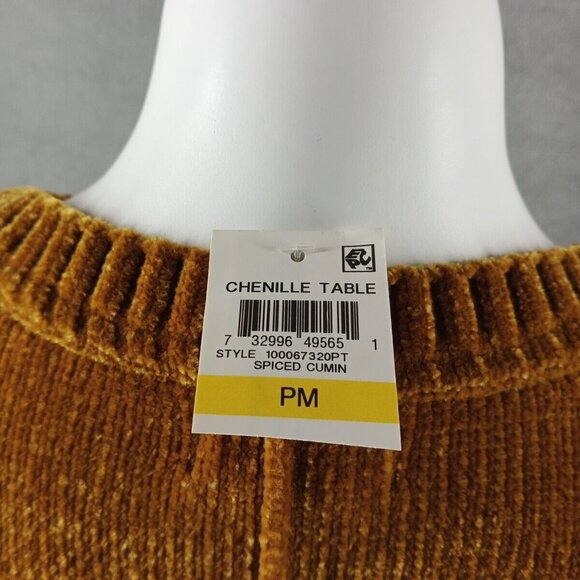 NWT Style&co Chenille Textured Sweater Petite Medium Women Pullover Fall Cumin - Picture 9 of 11